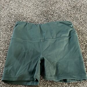 Yogalicious Women's Green Shorts